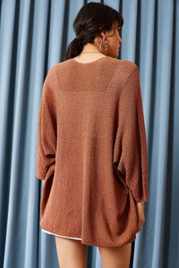 Batwing Sleeve Cozy Cardigan