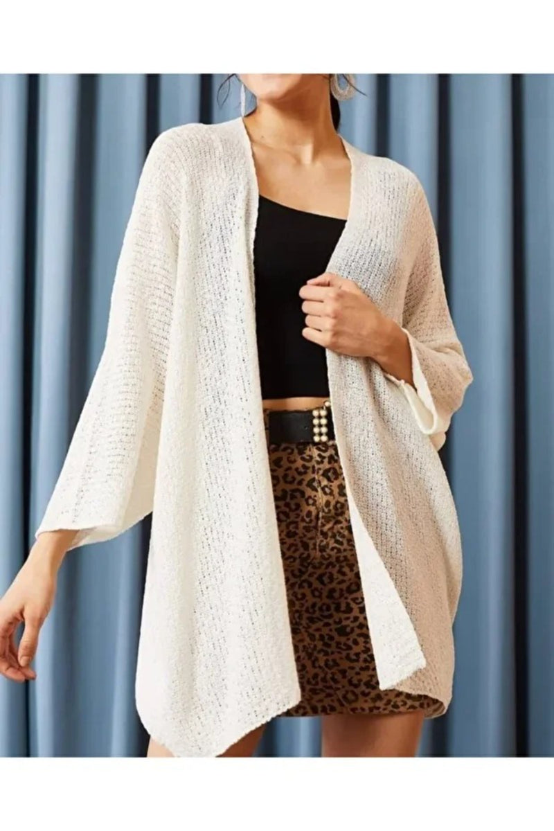 Batwing Sleeve Cozy Cardigan