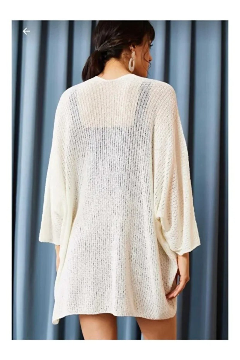 Batwing Sleeve Cozy Cardigan