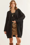 Openwork Long Knit Cardigan