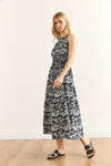 Halter Neck Belted Midi Dress