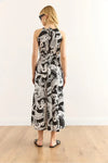 Halter Neck Belted Midi Dress