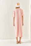 Oversized Cotton Dress with Side Slit