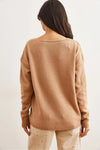 V-Neck Soft-Texture Knit Sweater