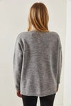 V-Neck Soft-Texture Knit Sweater
