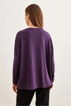 Crew Neck Batwing Wool Sweater