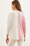Color Block Soft-Textured Sweater