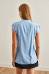 Sleeveless V-Neck Shirt