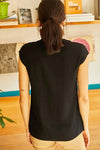 Sleeveless V-Neck Shirt