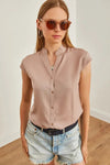 Sleeveless V-Neck Shirt