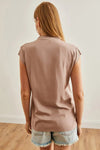 Sleeveless V-Neck Shirt