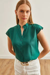 Sleeveless V-Neck Shirt