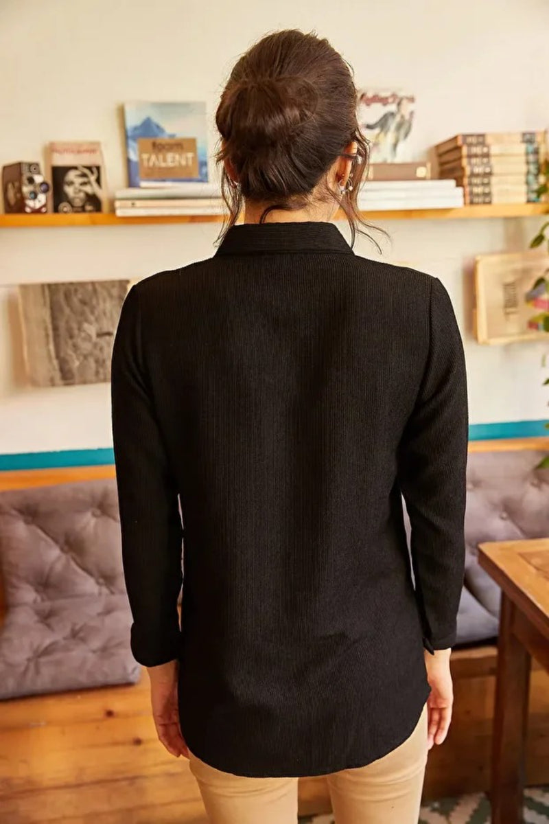 Fine Ribbed Corduroy Shirt