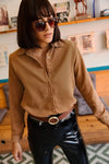 Fine Ribbed Corduroy Shirt