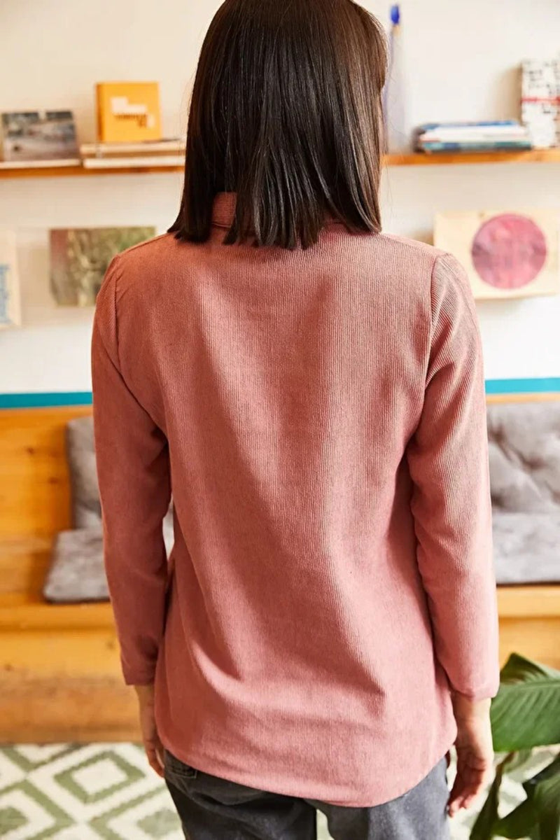 Fine Ribbed Corduroy Shirt