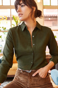 Fine Ribbed Corduroy Shirt