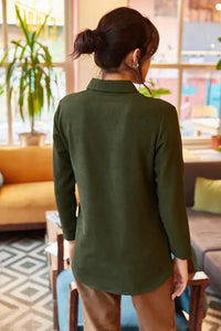 Fine Ribbed Corduroy Shirt