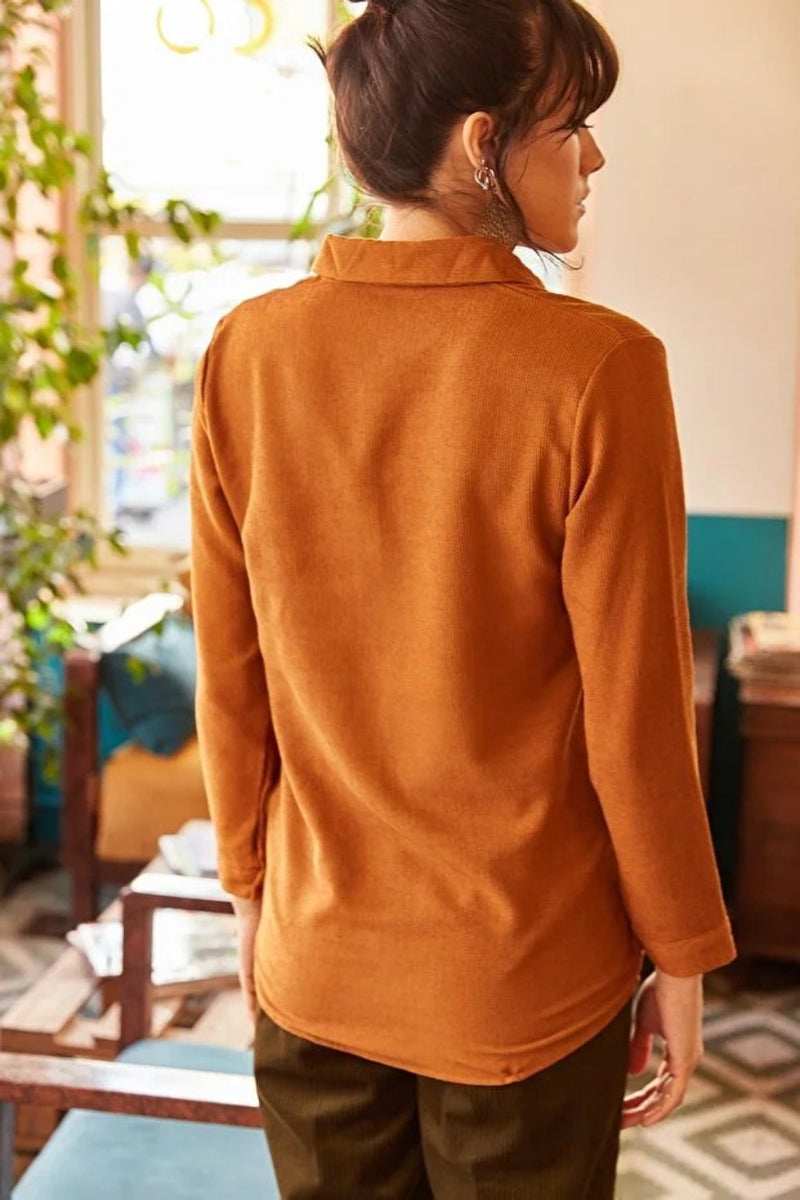 Fine Ribbed Corduroy Shirt