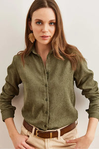 Fine Ribbed Corduroy Shirt
