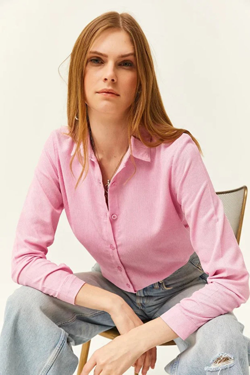 Fine Ribbed Corduroy Shirt