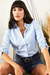 Roll-Up Sleeve Linen Shirt