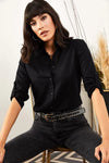 Roll-Up Sleeve Linen Shirt