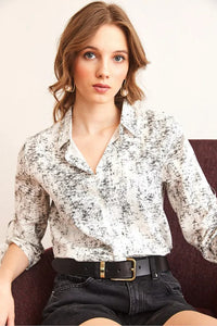 Roll-Up Sleeve Linen Shirt
