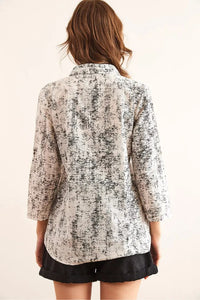 Roll-Up Sleeve Linen Shirt