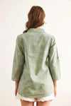 Roll-Up Sleeve Linen Shirt