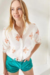 Roll-Up Sleeve Linen Shirt