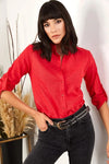 Roll-Up Sleeve Linen Shirt