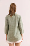 Roll-Up Sleeve Linen Shirt