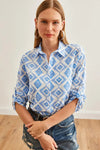 Roll-Up Sleeve Linen Shirt