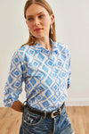 Roll-Up Sleeve Linen Shirt