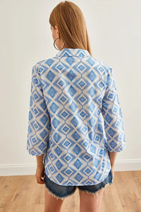 Roll-Up Sleeve Linen Shirt