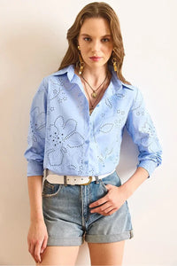 Shirt with Lace Details