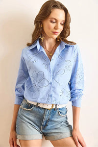 Shirt with Lace Details