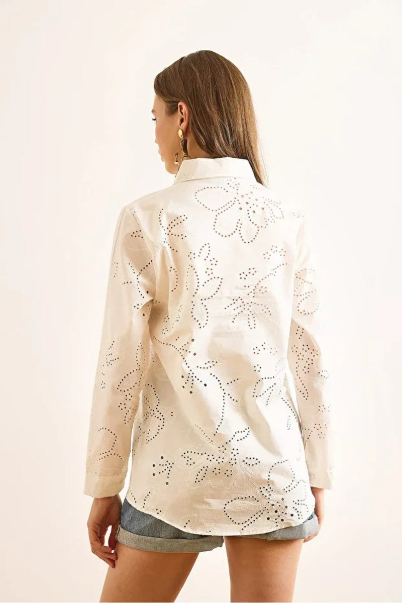 Shirt with Lace Details
