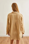 Oversized Basic Muslin Shirt