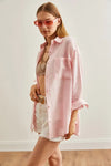 Oversized Basic Muslin Shirt