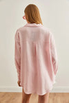 Oversized Basic Muslin Shirt