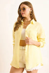Oversized Basic Muslin Shirt