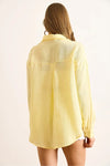 Oversized Basic Muslin Shirt
