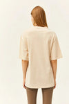 100% Cotton T-Shirt with Side Buttons