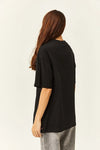 100% Cotton T-Shirt with Side Buttons
