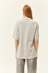 100% Cotton T-Shirt with Side Buttons