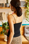 Cowl Neck Spaghetti Strap Blouse