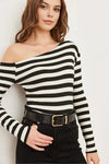 Premium Soft Touch Boat Neck Stretch Blouse