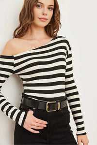 Premium Soft Touch Boat Neck Stretch Blouse