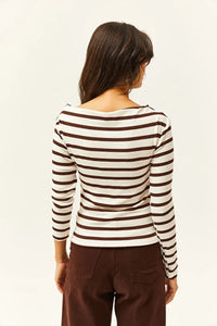 Premium Soft Touch Boat Neck Stretch Blouse